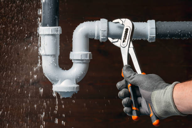 Professional Drain Cleaning technician working in Fort Lee, VA